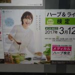 gooブログ 11月20日(日)のつぶやき：蛯原友里 ハーブ&ライフ検定（駅ばり広告）